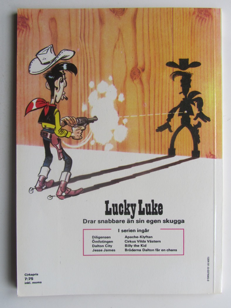 doloresserier.se Lucky Luke 07 Billy the Kid 1a uppl.